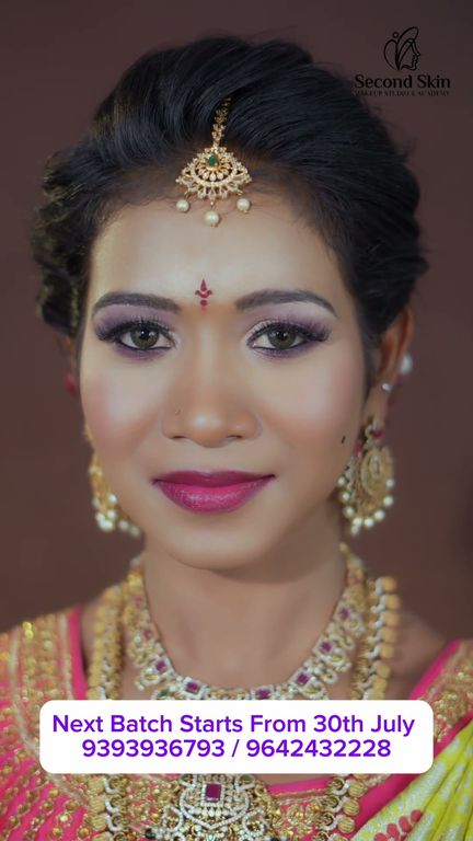 Finished makeup work completed by a Second Skin student